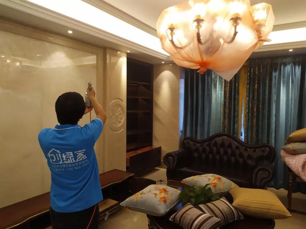 【創(chuàng)綠家居民家庭案例】上海青浦區(qū)觀(guān)庭別墅室內(nèi)甲醛治理